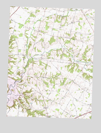 New Burlington, OH USGS Topographic Map