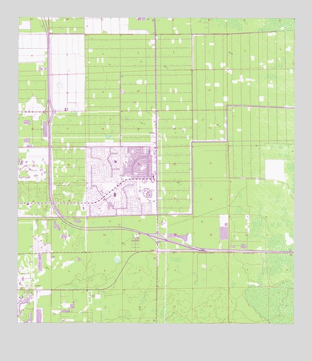 Belle Meade NW, FL USGS Topographic Map