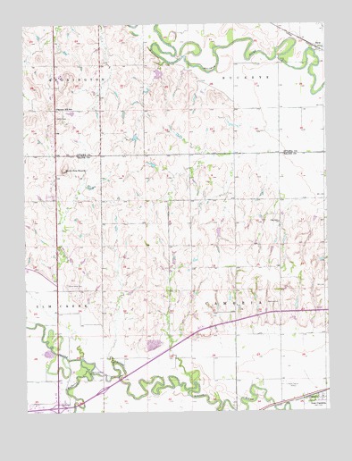 New Cambria, KS USGS Topographic Map