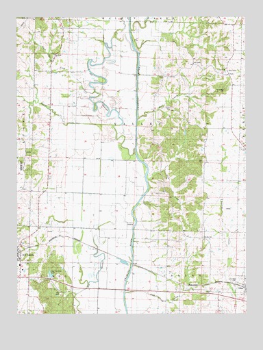 New Cambria East, MO USGS Topographic Map