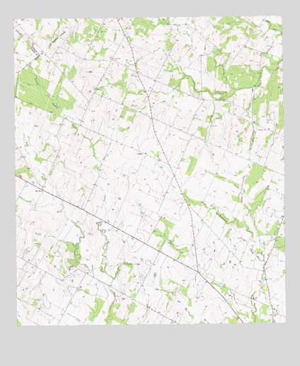New Davy, TX USGS Topographic Map