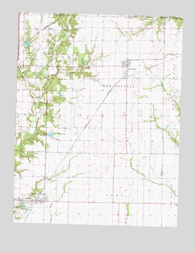 New Douglas, IL USGS Topographic Map