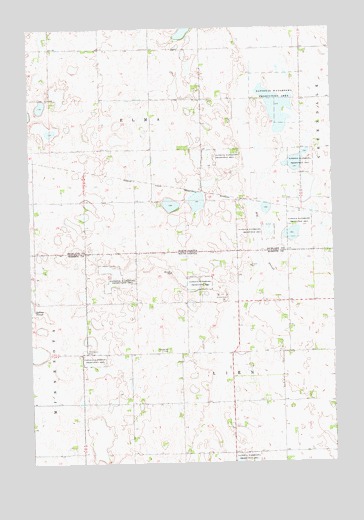 New Effington NW, ND USGS Topographic Map