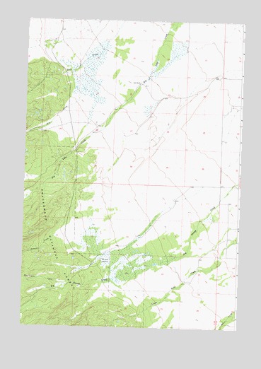 Ajax Ranch, MT USGS Topographic Map