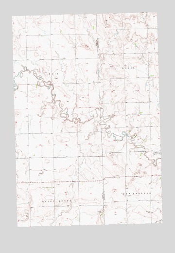 New England SW, ND USGS Topographic Map