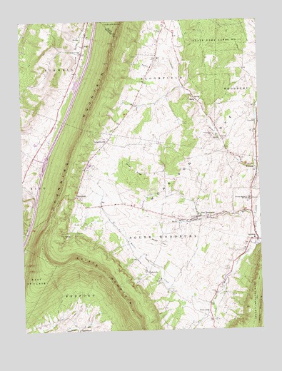 New Enterprise, PA USGS Topographic Map