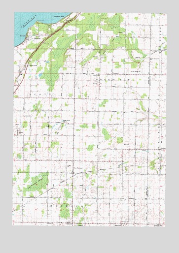 New Franken, WI USGS Topographic Map