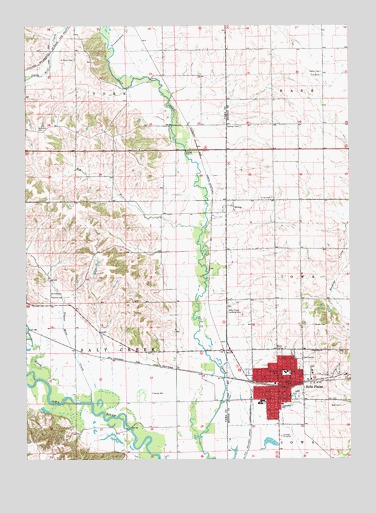 Belle Plaine, IA USGS Topographic Map