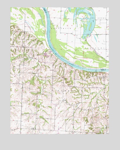 New Frankfort, MO USGS Topographic Map