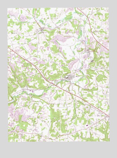 New Galilee, PA USGS Topographic Map