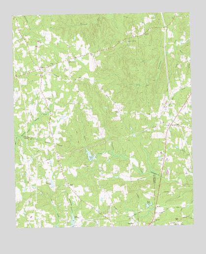 New Georgia, GA USGS Topographic Map
