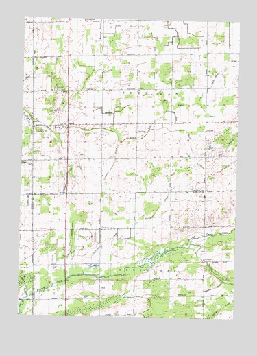 New Greenleaf, MI USGS Topographic Map
