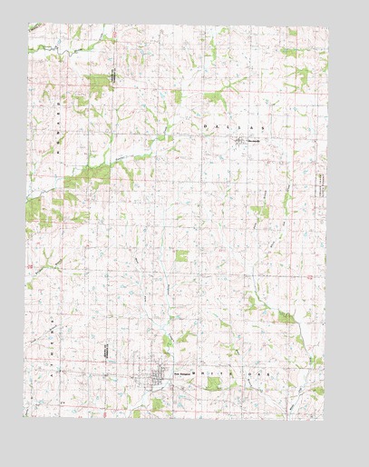 New Hampton, MO USGS Topographic Map
