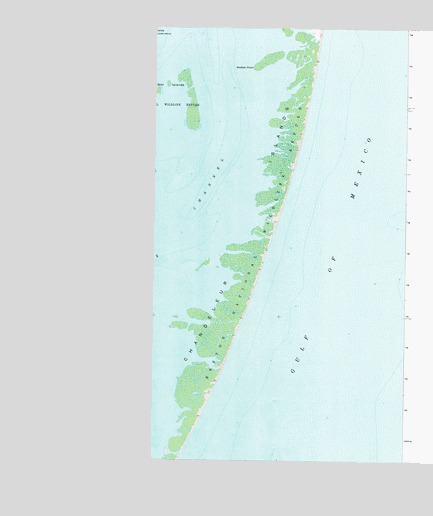 New Harbor Islands, LA USGS Topographic Map