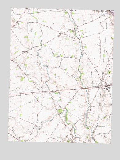 New Holland, OH USGS Topographic Map