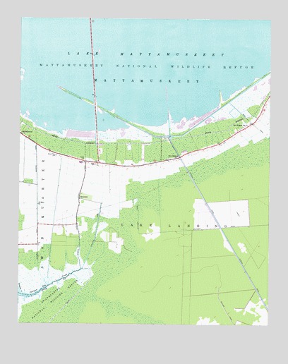 New Holland, NC USGS Topographic Map