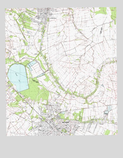 New Iberia North, LA USGS Topographic Map