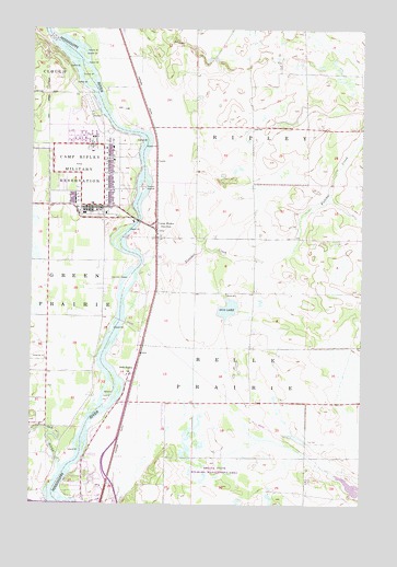 Belle Prairie, MN USGS Topographic Map