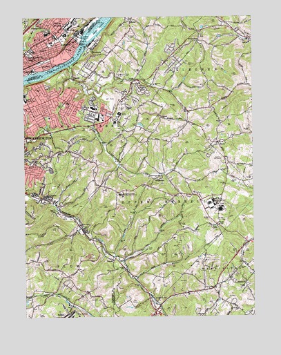 New Kensington East, PA USGS Topographic Map