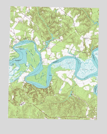 New Kent, VA USGS Topographic Map