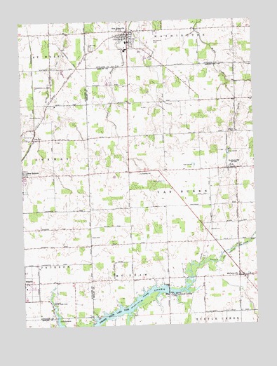 New Knoxville, OH USGS Topographic Map