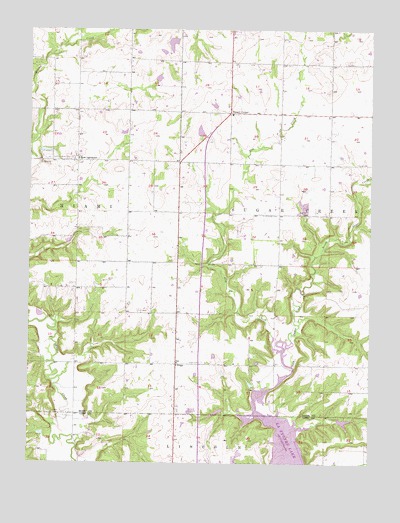 New Lancaster, KS USGS Topographic Map