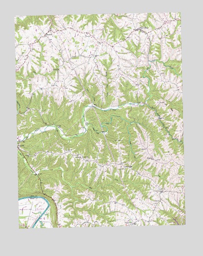 New Liberty, KY USGS Topographic Map