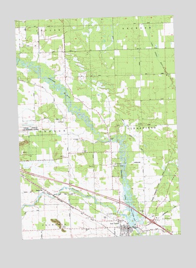 New Lisbon North, WI USGS Topographic Map