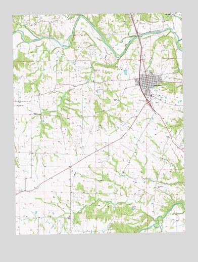 New London, MO USGS Topographic Map