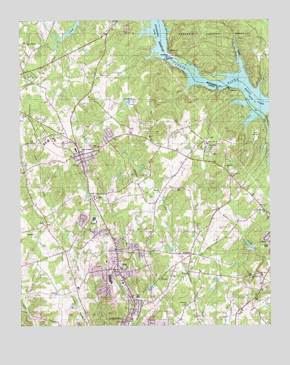New London, NC USGS Topographic Map