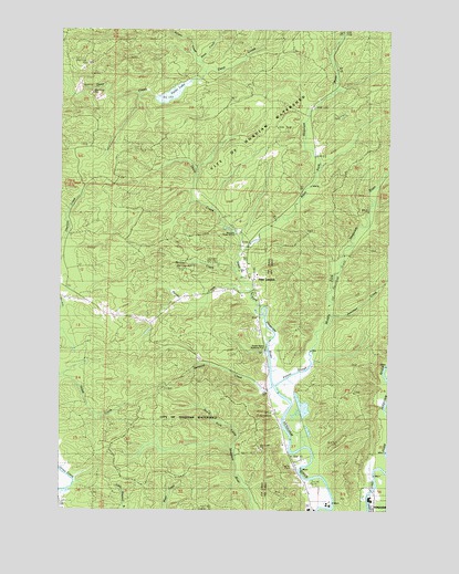 New London, WA USGS Topographic Map