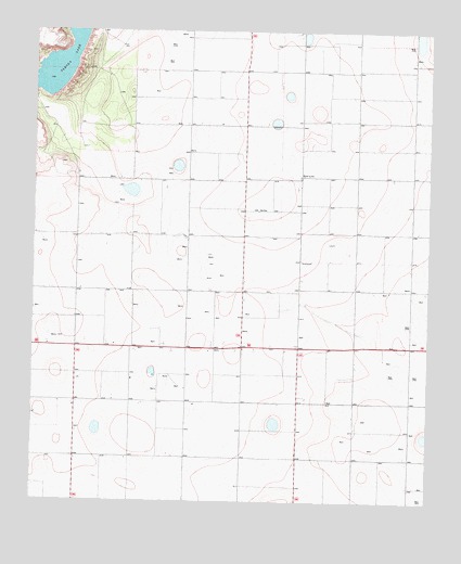 New Lynn, TX USGS Topographic Map