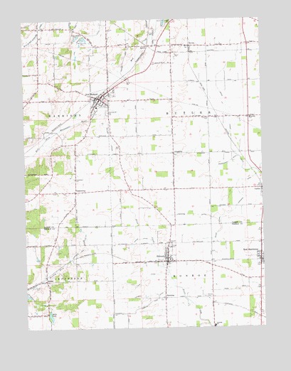 New Madison, OH USGS Topographic Map