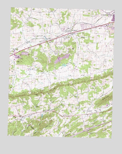 New Market, TN USGS Topographic Map