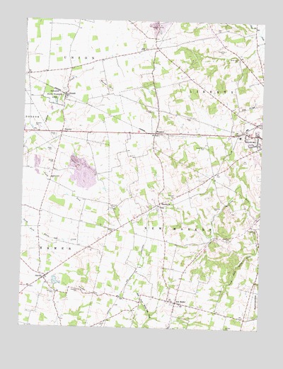 New Market, OH USGS Topographic Map