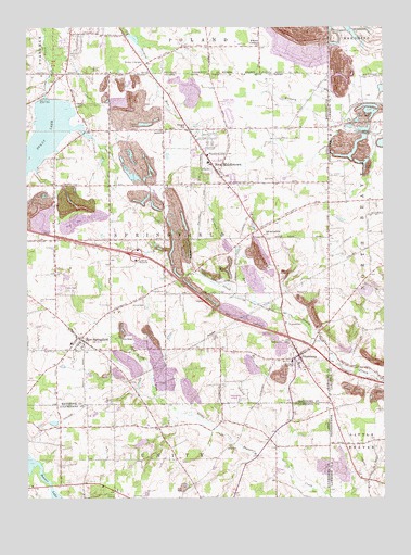 New Middletown, OH USGS Topographic Map