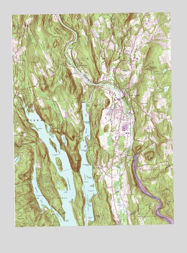 New Milford, CT USGS Topographic Map
