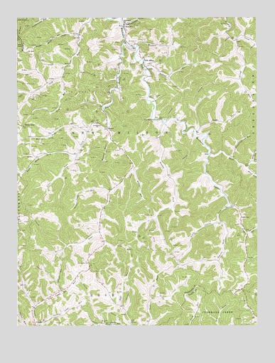 New Milton, WV USGS Topographic Map