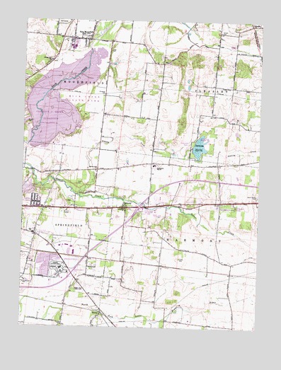 New Moorefield, OH USGS Topographic Map