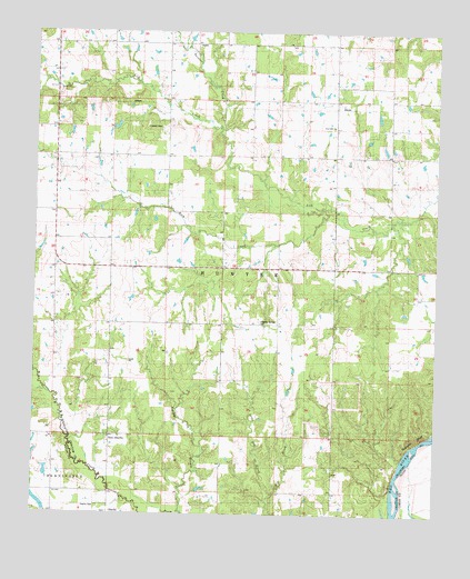 New Oberlin, OK USGS Topographic Map