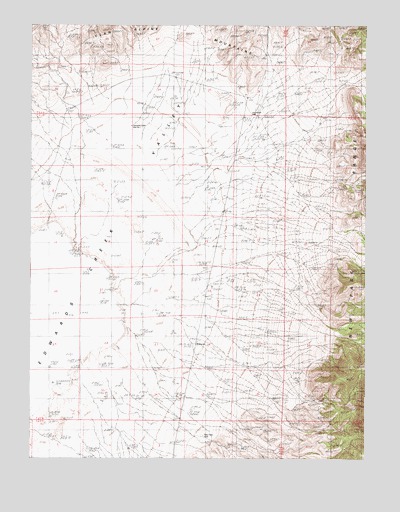 New Pass Well, NV USGS Topographic Map