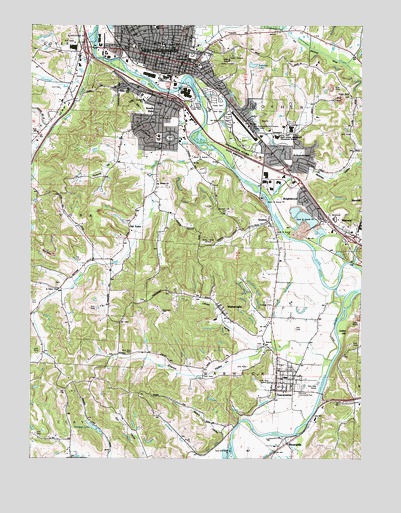 New Philadelphia, OH USGS Topographic Map