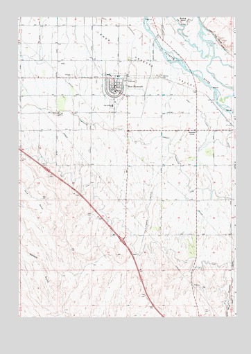 New Plymouth, ID USGS Topographic Map