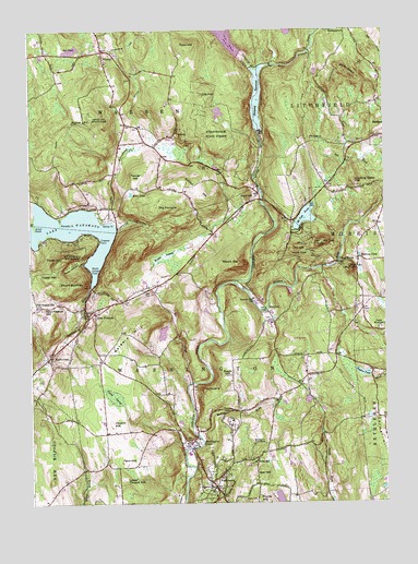 New Preston, CT USGS Topographic Map