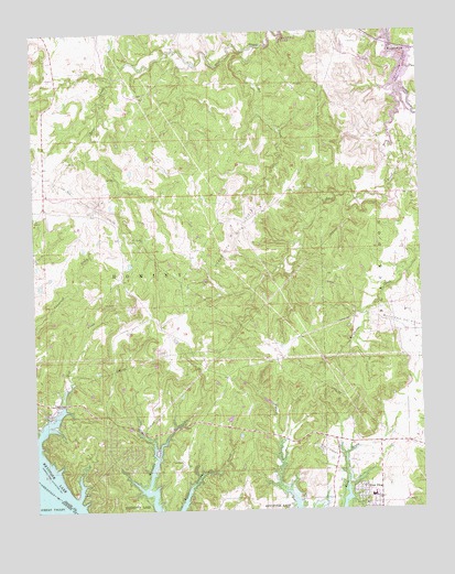 New Prue, OK USGS Topographic Map
