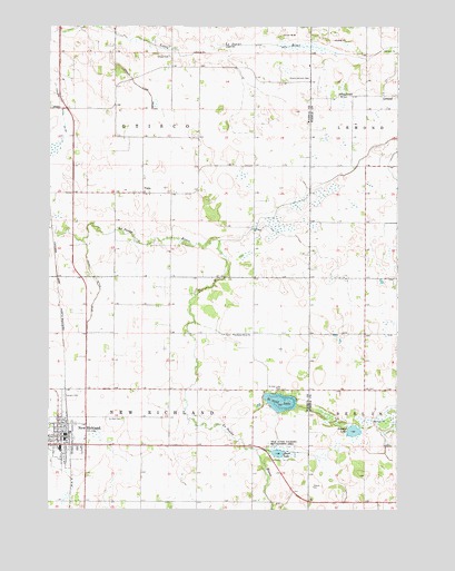 New Richland, MN USGS Topographic Map