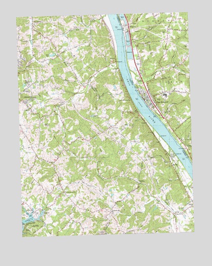 New Richmond, OH USGS Topographic Map