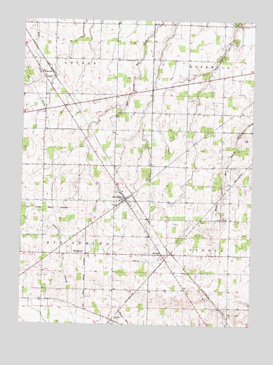 New Riegel, OH USGS Topographic Map