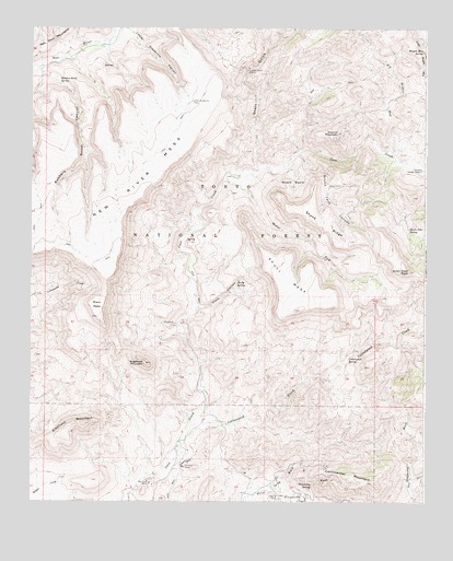 New River Mesa, AZ USGS Topographic Map
