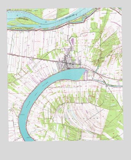 New Roads, LA USGS Topographic Map